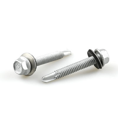 Bi Metal Hex Head Epdm буровой винт для настройки на заказ Scm435 Углеродистая сталь Нержавеющая сталь