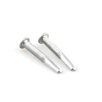 Простая отделка из нержавеющей стали Углеродистая сталь Scm435 Ruspert Tek Bi Metal Wafer Head Cross Driver Drilling Screw