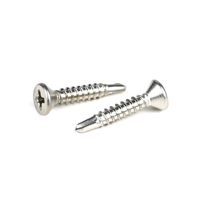 Стальной Phillips Cross Recess Countersunk Flat Head Self Drilling Screw для крепления металла