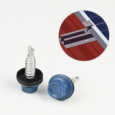 Метрические устойчивые к коррозии биметалловые шестигранные винты 6.3x22 для солнечных кронштейнов