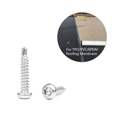 Стандартные винты для самонакопаемой головки для гидроизоляции мембраны крыши TPO/PVC/EPDM