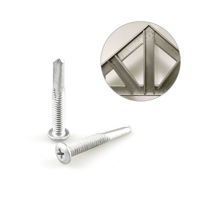 Цинковый сплав с покрытием Phillips Drive самосверляющий винт для строительства из легкой стали