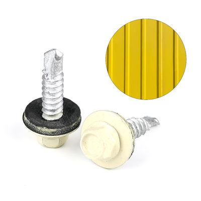 5.5x25 Цинковый сплав покрытый HEX головой самосверлительный винт с EPDM стиральщики крыша биметалл