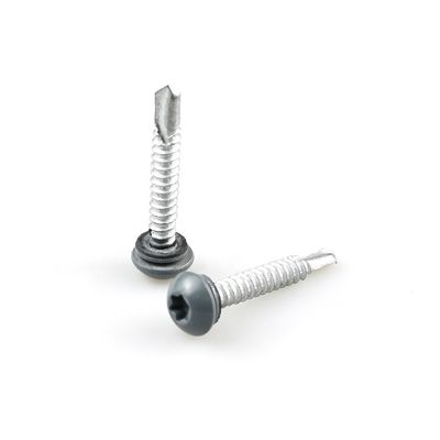 Самосверляющий винт 12 биметаллический винт с эпдм-помывкой Bi Metal Color Coated Torx Pan Head