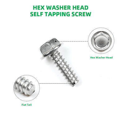 Нержавеющая сталь 304 винты 14 * 3/4 "Hex головы самосверливание сверлильные винты гарантированно