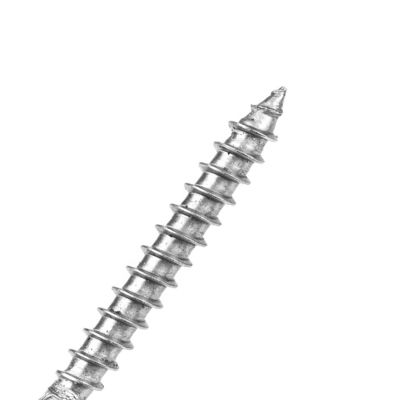 Специализированная черная цинковая плита Окончание Countersunk Head Flange Деревянные винты для WPC кровельных покрытий