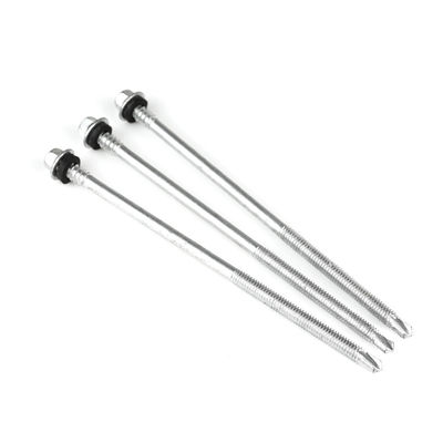 Сэндвич-панель длинный самосверлительный винт ST5.5x140 ЦИНКОВАННЫЙ НЕРАСНЫЙ СТЕЛЬ БИ МЕТАЛ ТЕК
