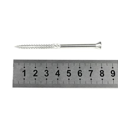 100% QC тест INCH деревянный винт для дверной отделки плоская голова Torx Recess частичная нить