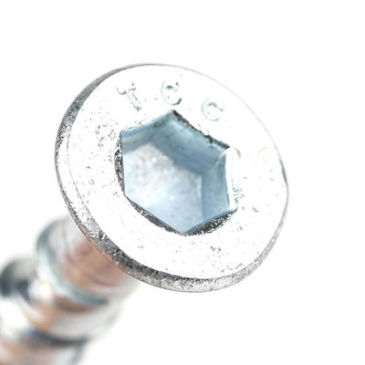 Конкретные скобы для якорей винт Углеродистая сталь M8 X50 мм Плоская розетка шестеренная голова Конкретные винты