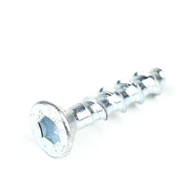 Конкретные скобы для якорей винт Углеродистая сталь M8 X50 мм Плоская розетка шестеренная голова Конкретные винты