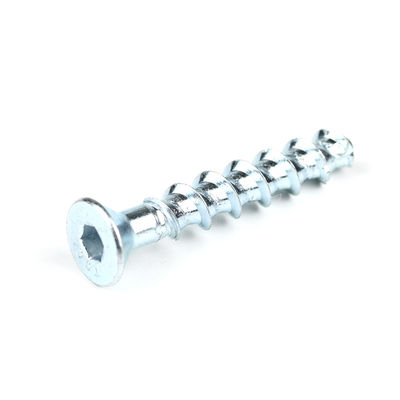 Конкретные якорные болты винтовка углеродистая сталь M6x50 мм шестеренковый розетка плоская голова для оплаты T / T