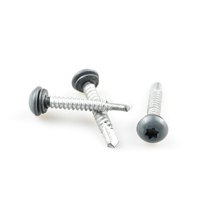 Цветная краска Torx Pan Head из нержавеющей стали 304 биметальный самосверляющий винт с Epdm-помывкой