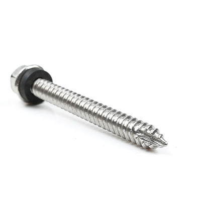 Нержавеющая сталь крыша щит самосверление фланцевой нажимный винт с стиральной машиной для нужд