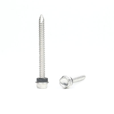 Нержавеющая сталь крыша щит самосверление фланцевой нажимный винт с стиральной машиной для нужд