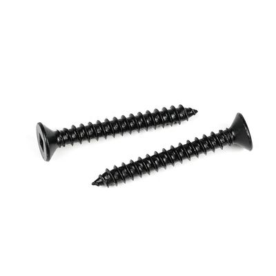 Метрическая деревянная конструкция 410 из нержавеющей стали плоская голова черные деревянные винты для деревянных потолочных перегородок