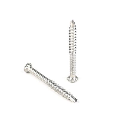 Стальные конструкции самобуровые винты с метрическими измерениями и овальной головкой