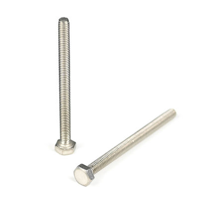Нержавеющая сталь A4 316 Full Thread Hex Din 933 Болт Солнечная крепежная машина Болт M4x50