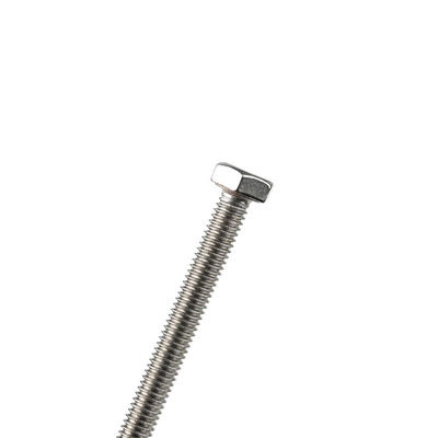 Нержавеющая сталь A4 316 Full Thread Hex Din 933 Болт Солнечная крепежная машина Болт M4x50