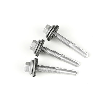 GB Hex Flanged Head Tek Roof Screw Ruspert Bimetallic Bi-Metal Self Drilling Screw St5. Внутренний винт для самосверливания5