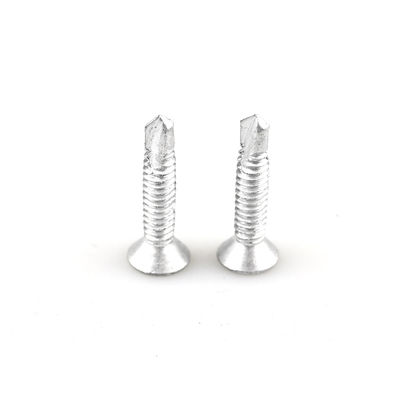 Нержавеющая сталь 410 316 Би-металл плоская головка Phillips самосверляющий винт ST4.8x25