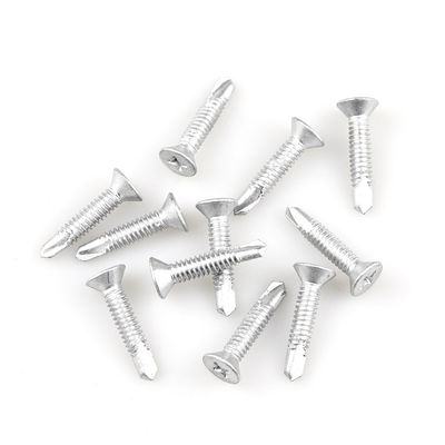 Нержавеющая сталь 410 316 Би-металл плоская головка Phillips самосверляющий винт ST4.8x25