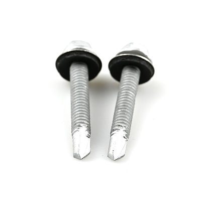 Bi Metal Hex Head Epdm буровой винт для настройки на заказ Scm435 Углеродистая сталь Нержавеющая сталь
