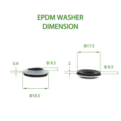 Долговечная защита Противоржавление Алюминиевая крыша Резиновый склеенный стиральный станок с печатью EPDM
