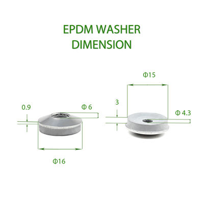 Цинк Нержавеющая сталь Серая Epdm Противоскользящая резиновая стиральная буровая хвоста Композитная водонепроницаемая прокладка