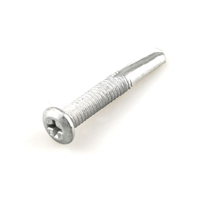 Простая отделка из нержавеющей стали Углеродистая сталь Scm435 Ruspert Tek Bi Metal Wafer Head Cross Driver Drilling Screw