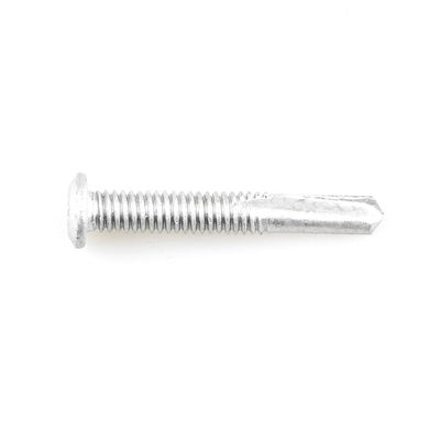 Простая отделка из нержавеющей стали Углеродистая сталь Scm435 Ruspert Tek Bi Metal Wafer Head Cross Driver Drilling Screw
