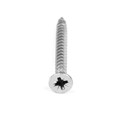 ISO Standard ZINC Finish 60mm Deck Screws для установки цементных пластин из волокна