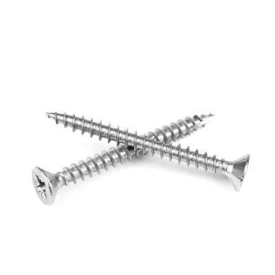 ISO Standard ZINC Finish 60mm Deck Screws для установки цементных пластин из волокна