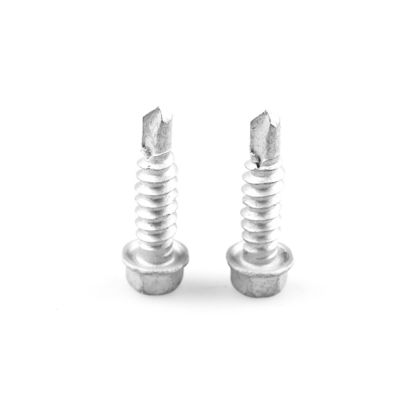SS304 SS410 Нержавеющая сталь кровельный лист винт Bi Metal St6.0 27 мм самосверляющие винты