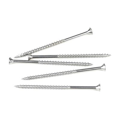 75мм Pozidriv Drive Phillips Countersunk Head Винты из свинцовой доски для деревянного строительства