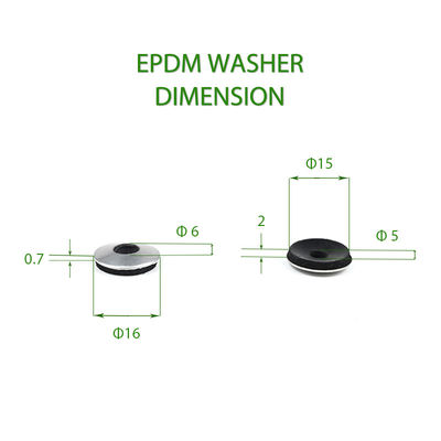 Связанный черный нержавеющая сталь водонепроницаемая резиновая прокладка уплотнителей стиральная машина для шестеренковой головы самосверлительный винт