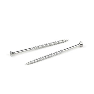 Стандарт ISO 3 дюймовый Phillips Chipboard Flat Head Anti Slip Self Tapping Screw для настилов