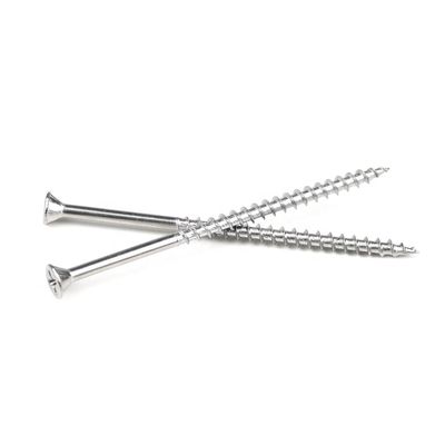 Стандарт ISO 3 дюймовый Phillips Chipboard Flat Head Anti Slip Self Tapping Screw для настилов