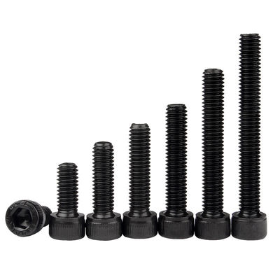 DIN 912 Black Oxide Fillister Socket Hex Bolt 12.9 класс Сплавная сталь головка болтов