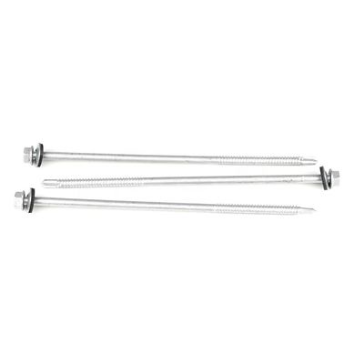 Ss410 голова шестеренковой стиральной машины самосверляющий винт с EPDM стиральной машиной 6.3x180 мм и цинковым покрытием