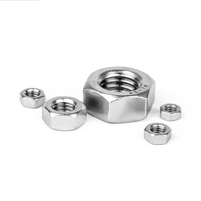 Ss304 Hex Head Nut из нержавеющей стали ANSIB18.2.2 Орех класса 4.8 для тяжелых применений