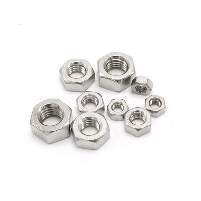 100% QC проверенный DIN934 Hex Nut A2 70 нержавеющей стали 304 Nut M2-M30 для настройки