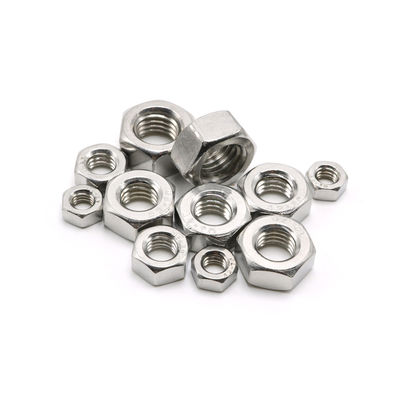 100% QC проверенный DIN934 Hex Nut A2 70 нержавеющей стали 304 Nut M2-M30 для настройки