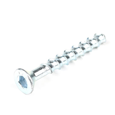 M8 80 мм цинковая облицовка Countersunk Hex Socket Head Bolt для конкретной индивидуальной поддержки
