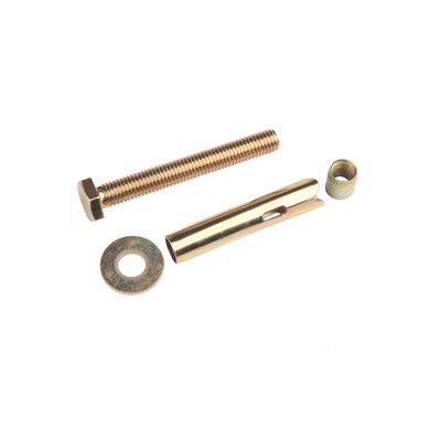 Расширение козырь Анкер болт Стальная степень 4.8 M6 M8 M10 M12 Шестнадцатигранный болт Рукава расширение Анкер