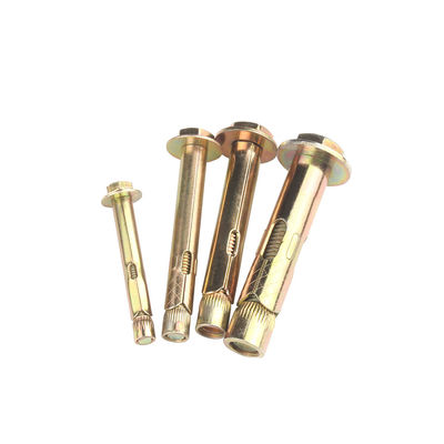 Расширение козырь Анкер болт Стальная степень 4.8 M6 M8 M10 M12 Шестнадцатигранный болт Рукава расширение Анкер