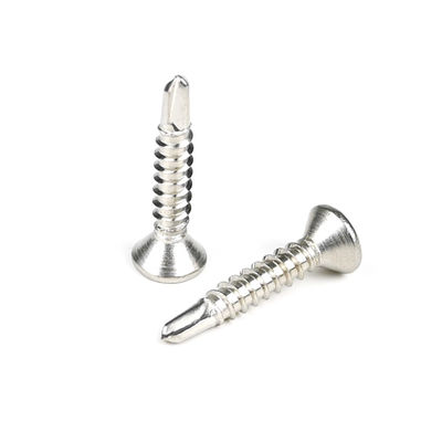 Стальной Phillips Cross Recess Countersunk Flat Head Self Drilling Screw для крепления металла