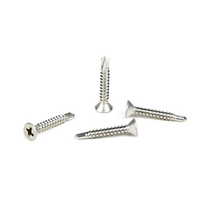 Стальной Phillips Cross Recess Countersunk Flat Head Self Drilling Screw для крепления металла