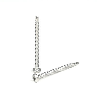 Цинк Окончание Phillips Cross Recess Pan Head Нержавеющая сталь самосверлительная сверляльная винт