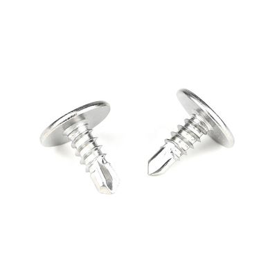 Метрическая головка вафеля из нержавеющей стали Phillips самосверляющие винты Ss410 Parafusos для металла