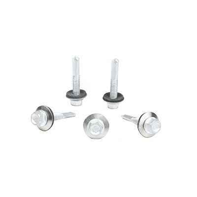 SS410 Фланцевая шестеренковая головка из нержавеющей стали самонагревающие буровые винты с EPDM стиральной машиной